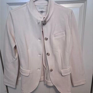 New with Tags. Banana Republic Cream Blazer with Mandarin Collar